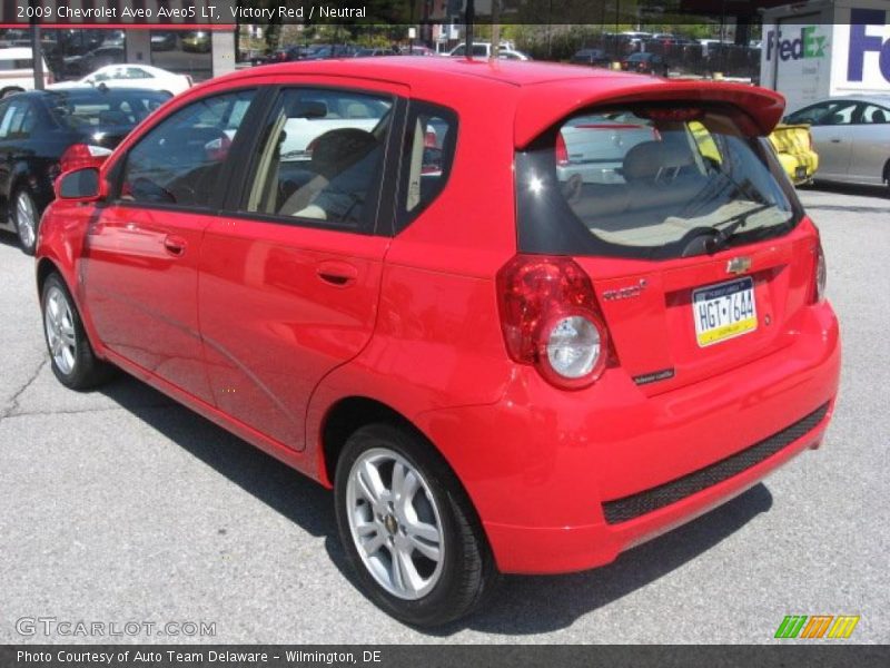 Victory Red / Neutral 2009 Chevrolet Aveo Aveo5 LT