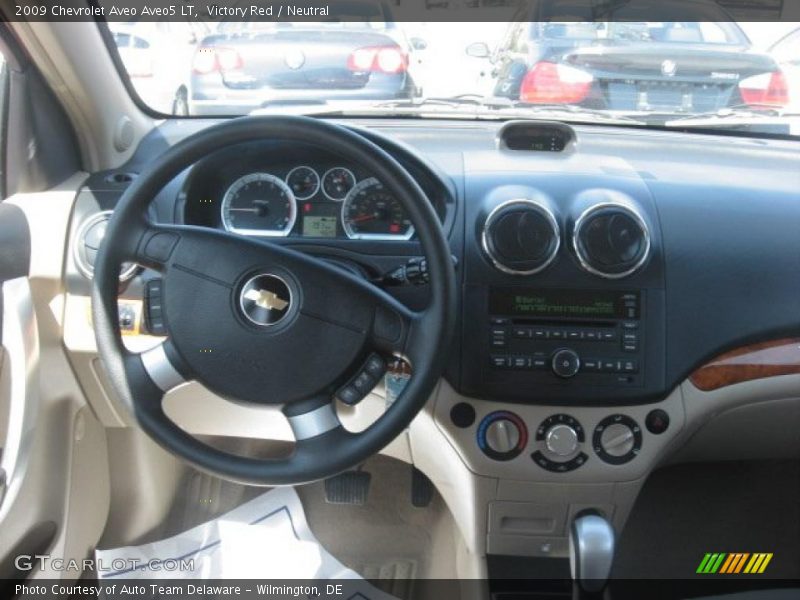 Victory Red / Neutral 2009 Chevrolet Aveo Aveo5 LT