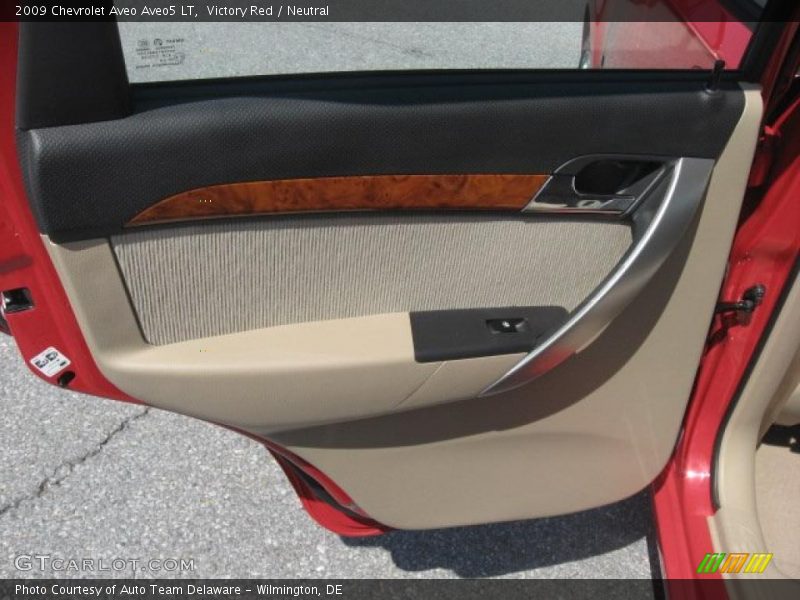 Victory Red / Neutral 2009 Chevrolet Aveo Aveo5 LT