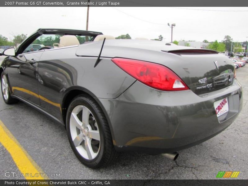 Granite Metallic / Light Taupe 2007 Pontiac G6 GT Convertible