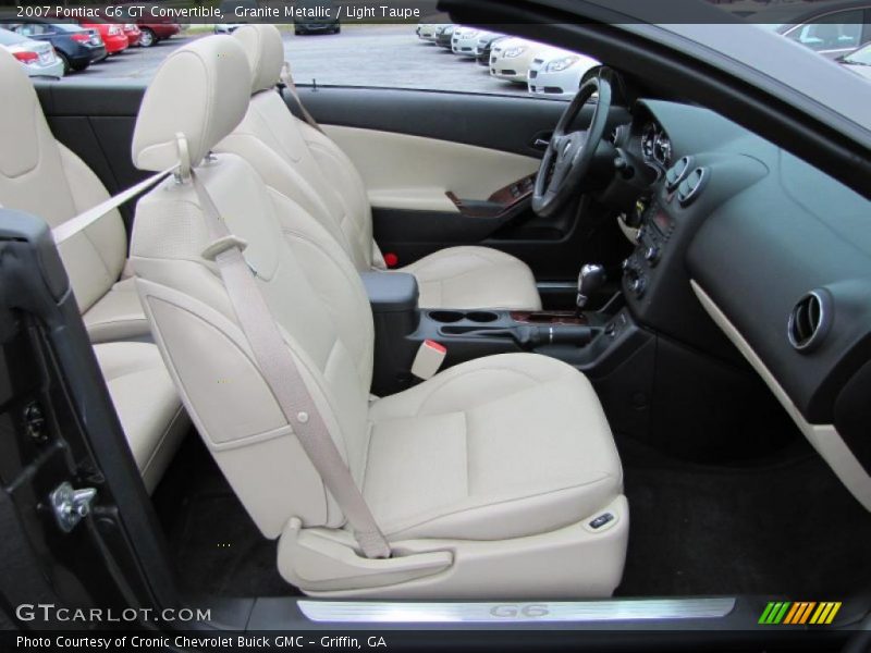  2007 G6 GT Convertible Light Taupe Interior