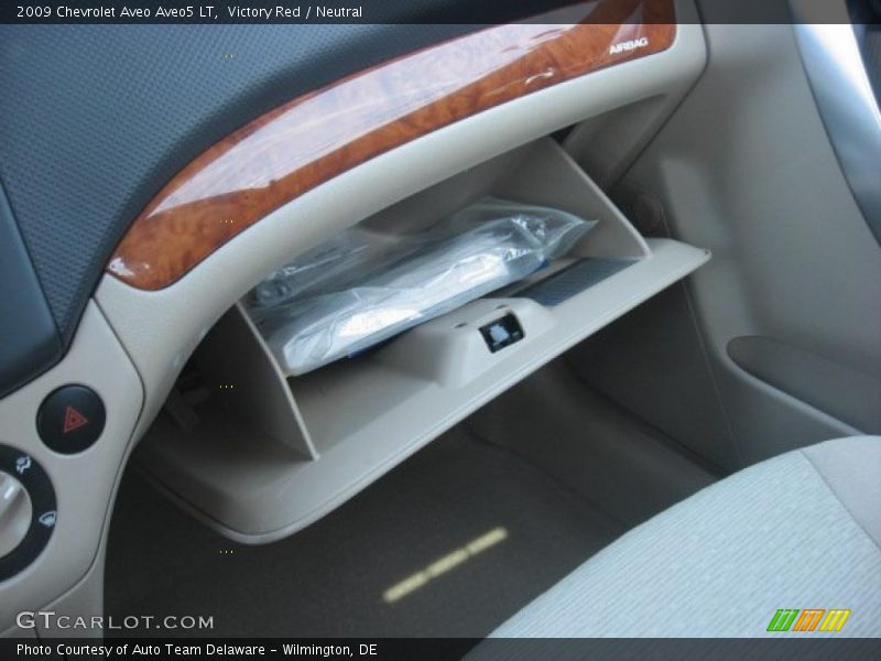 Victory Red / Neutral 2009 Chevrolet Aveo Aveo5 LT