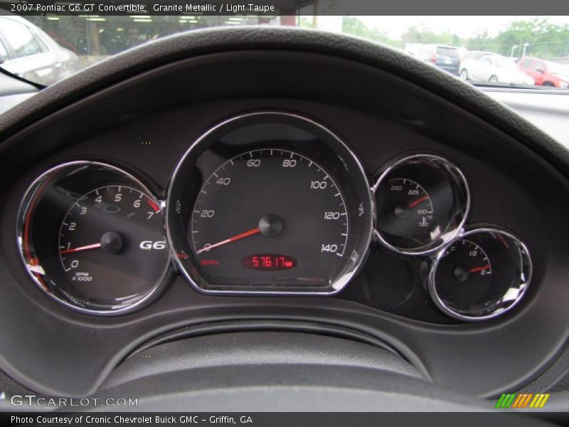  2007 G6 GT Convertible GT Convertible Gauges