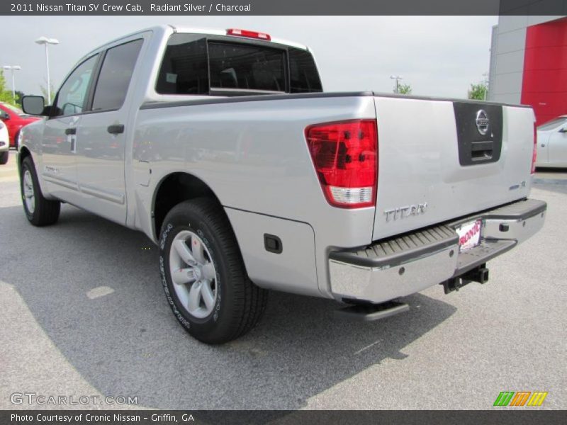Radiant Silver / Charcoal 2011 Nissan Titan SV Crew Cab