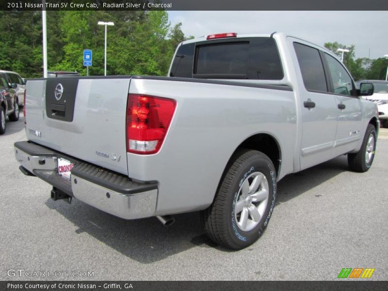 Radiant Silver / Charcoal 2011 Nissan Titan SV Crew Cab