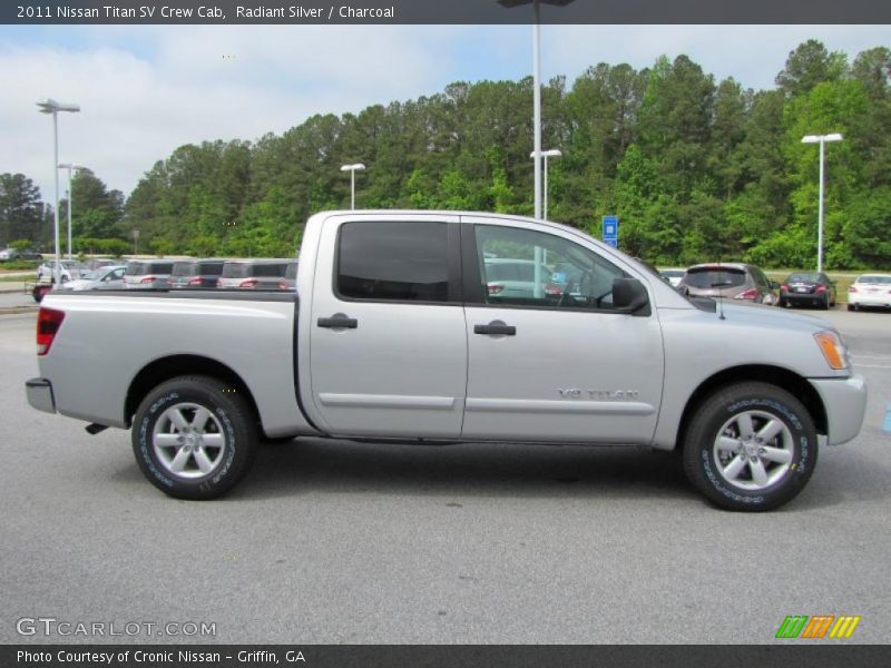 Radiant Silver / Charcoal 2011 Nissan Titan SV Crew Cab
