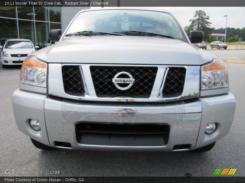 Radiant Silver / Charcoal 2011 Nissan Titan SV Crew Cab