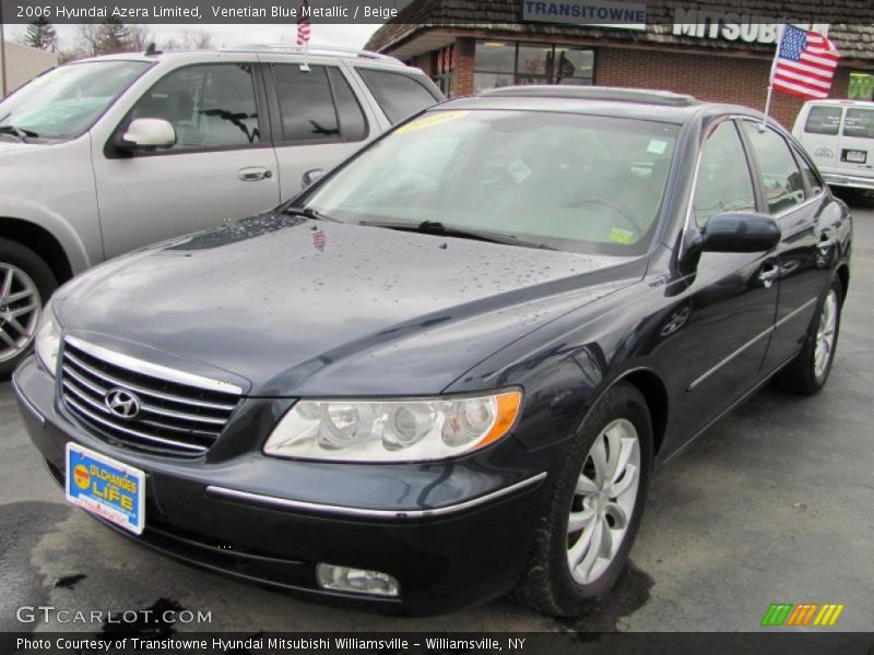 Venetian Blue Metallic / Beige 2006 Hyundai Azera Limited