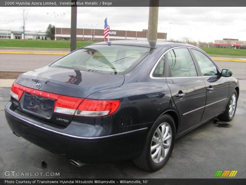 Venetian Blue Metallic / Beige 2006 Hyundai Azera Limited