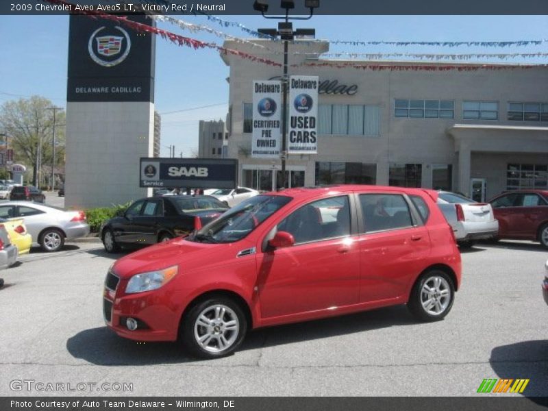 Victory Red / Neutral 2009 Chevrolet Aveo Aveo5 LT