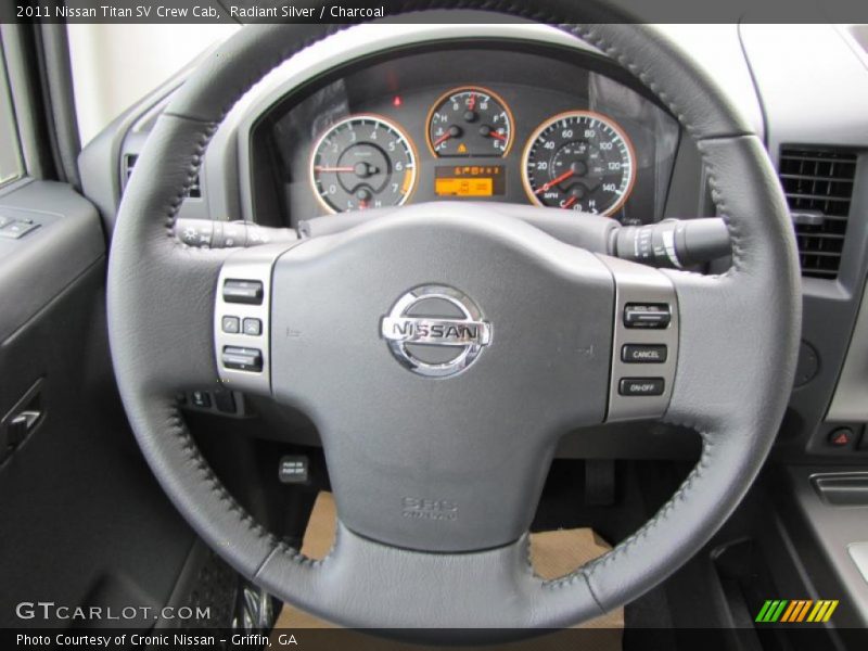 Radiant Silver / Charcoal 2011 Nissan Titan SV Crew Cab