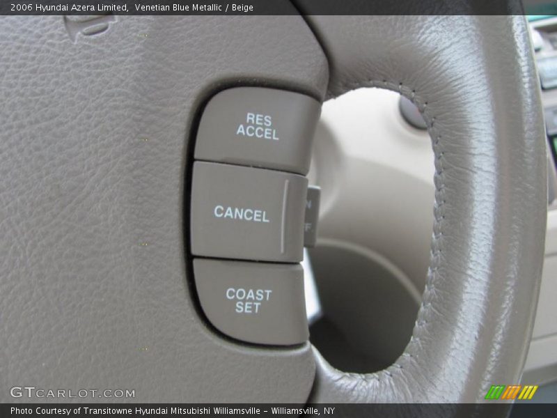 Venetian Blue Metallic / Beige 2006 Hyundai Azera Limited