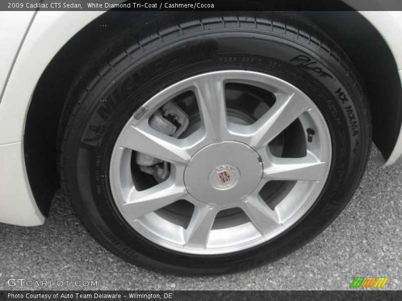 White Diamond Tri-Coat / Cashmere/Cocoa 2009 Cadillac CTS Sedan