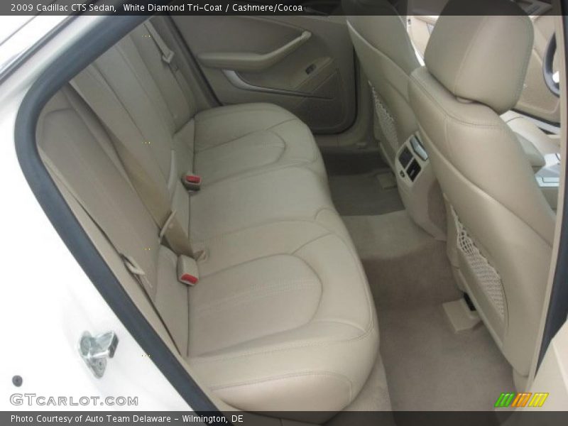 White Diamond Tri-Coat / Cashmere/Cocoa 2009 Cadillac CTS Sedan