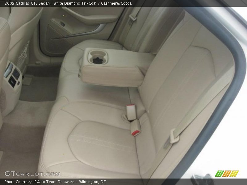 White Diamond Tri-Coat / Cashmere/Cocoa 2009 Cadillac CTS Sedan