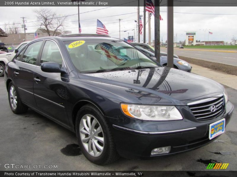 Venetian Blue Metallic / Beige 2006 Hyundai Azera Limited