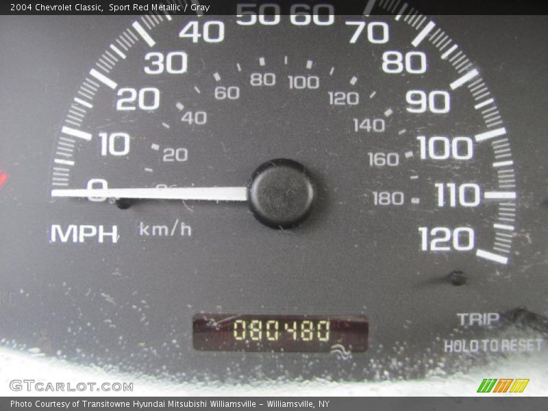 Sport Red Metallic / Gray 2004 Chevrolet Classic