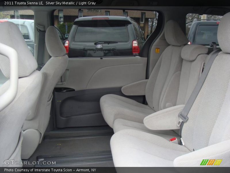 Silver Sky Metallic / Light Gray 2011 Toyota Sienna LE