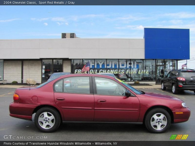 Sport Red Metallic / Gray 2004 Chevrolet Classic