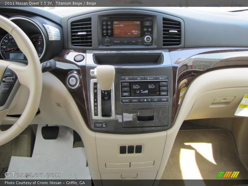 Titanium Beige / Beige 2011 Nissan Quest 3.5 SV