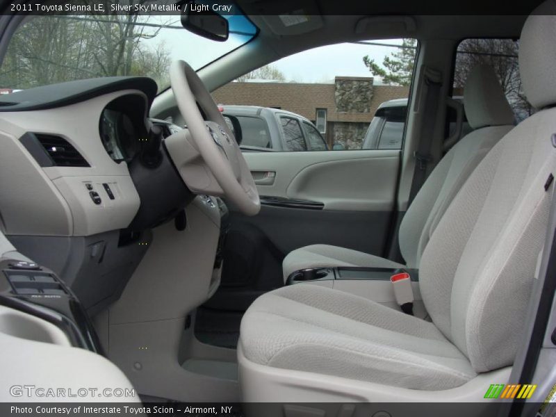 Silver Sky Metallic / Light Gray 2011 Toyota Sienna LE