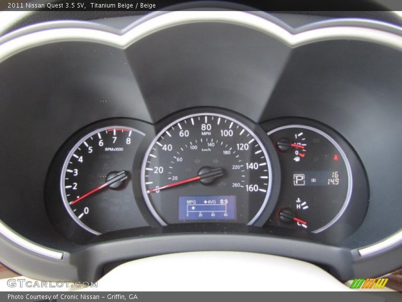 Titanium Beige / Beige 2011 Nissan Quest 3.5 SV