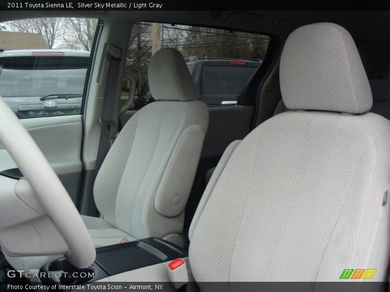 Silver Sky Metallic / Light Gray 2011 Toyota Sienna LE