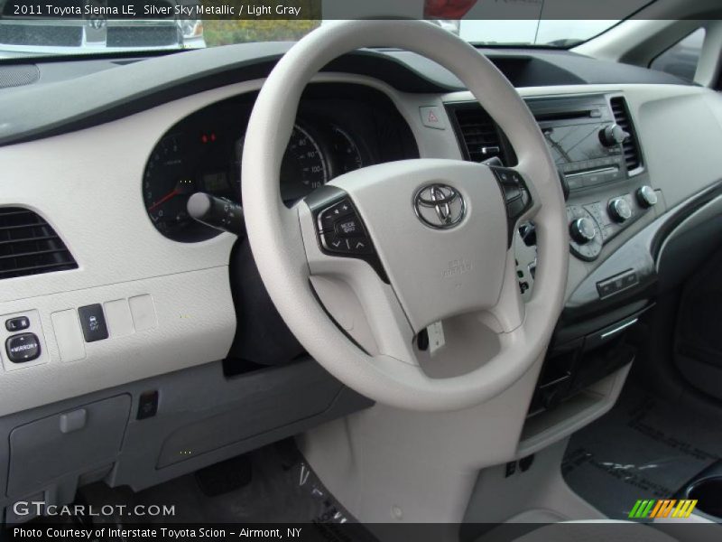 Silver Sky Metallic / Light Gray 2011 Toyota Sienna LE