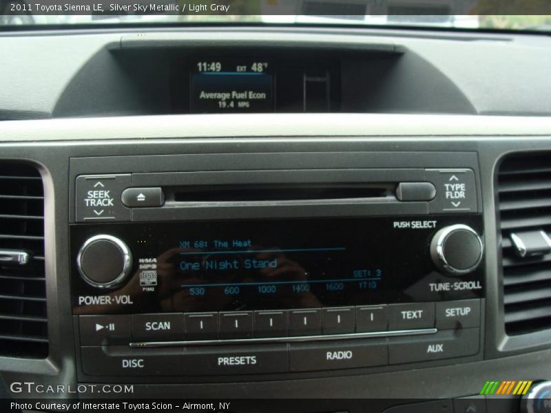 Silver Sky Metallic / Light Gray 2011 Toyota Sienna LE