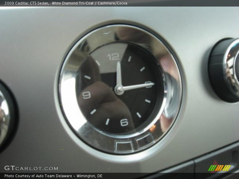 White Diamond Tri-Coat / Cashmere/Cocoa 2009 Cadillac CTS Sedan