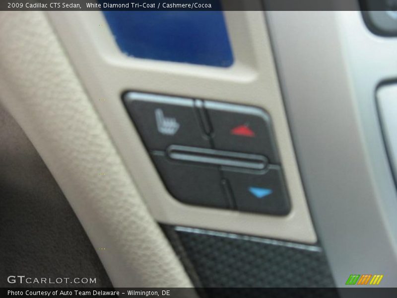 White Diamond Tri-Coat / Cashmere/Cocoa 2009 Cadillac CTS Sedan