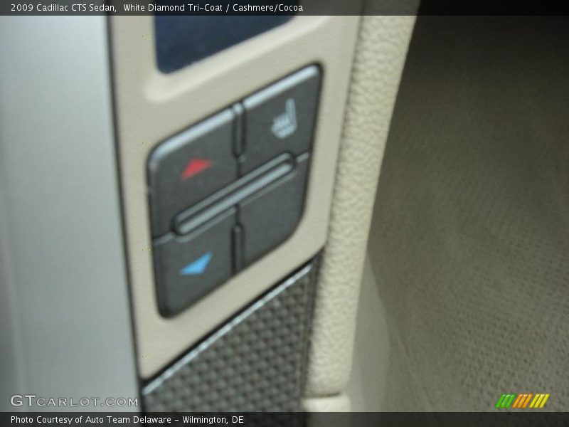 White Diamond Tri-Coat / Cashmere/Cocoa 2009 Cadillac CTS Sedan
