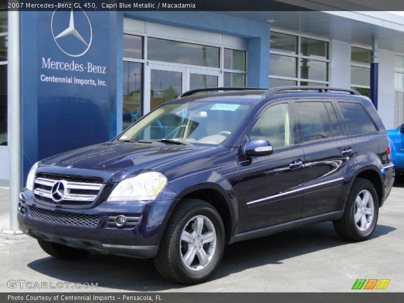 Capri Blue Metallic / Macadamia 2007 Mercedes-Benz GL 450