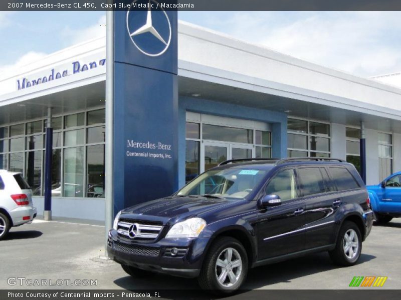Capri Blue Metallic / Macadamia 2007 Mercedes-Benz GL 450