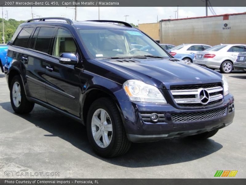 Capri Blue Metallic / Macadamia 2007 Mercedes-Benz GL 450