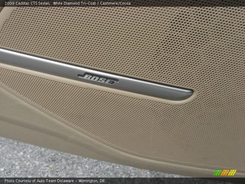 White Diamond Tri-Coat / Cashmere/Cocoa 2009 Cadillac CTS Sedan