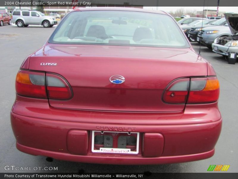 Sport Red Metallic / Gray 2004 Chevrolet Classic