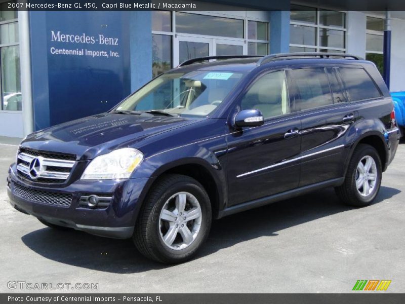 Capri Blue Metallic / Macadamia 2007 Mercedes-Benz GL 450