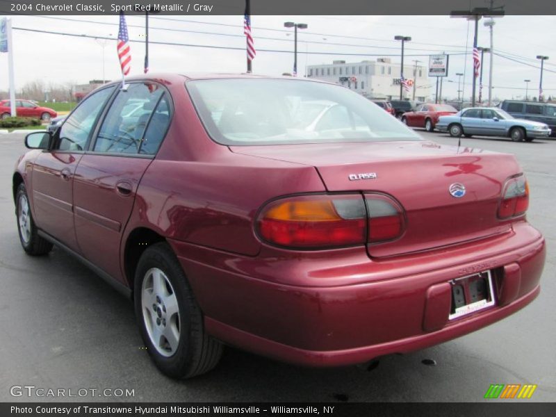 Sport Red Metallic / Gray 2004 Chevrolet Classic