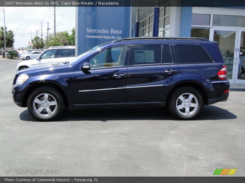 Capri Blue Metallic / Macadamia 2007 Mercedes-Benz GL 450