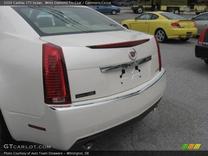 White Diamond Tri-Coat / Cashmere/Cocoa 2009 Cadillac CTS Sedan