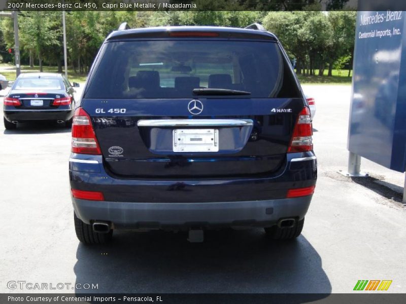 Capri Blue Metallic / Macadamia 2007 Mercedes-Benz GL 450