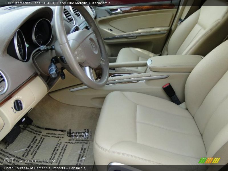 Capri Blue Metallic / Macadamia 2007 Mercedes-Benz GL 450