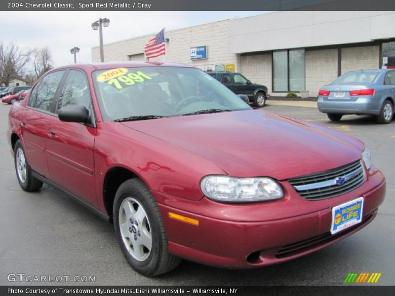 Sport Red Metallic / Gray 2004 Chevrolet Classic
