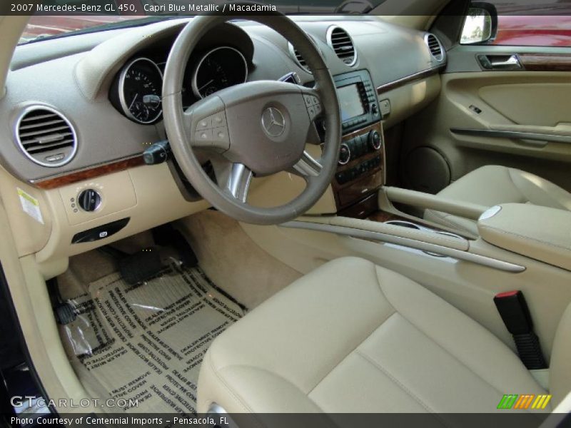 Capri Blue Metallic / Macadamia 2007 Mercedes-Benz GL 450