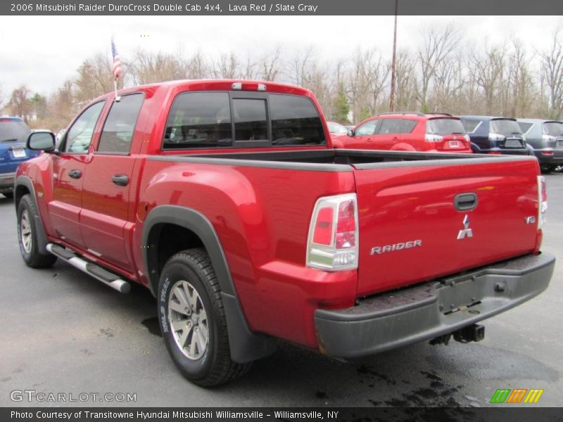 Lava Red / Slate Gray 2006 Mitsubishi Raider DuroCross Double Cab 4x4