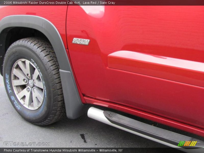 Lava Red / Slate Gray 2006 Mitsubishi Raider DuroCross Double Cab 4x4