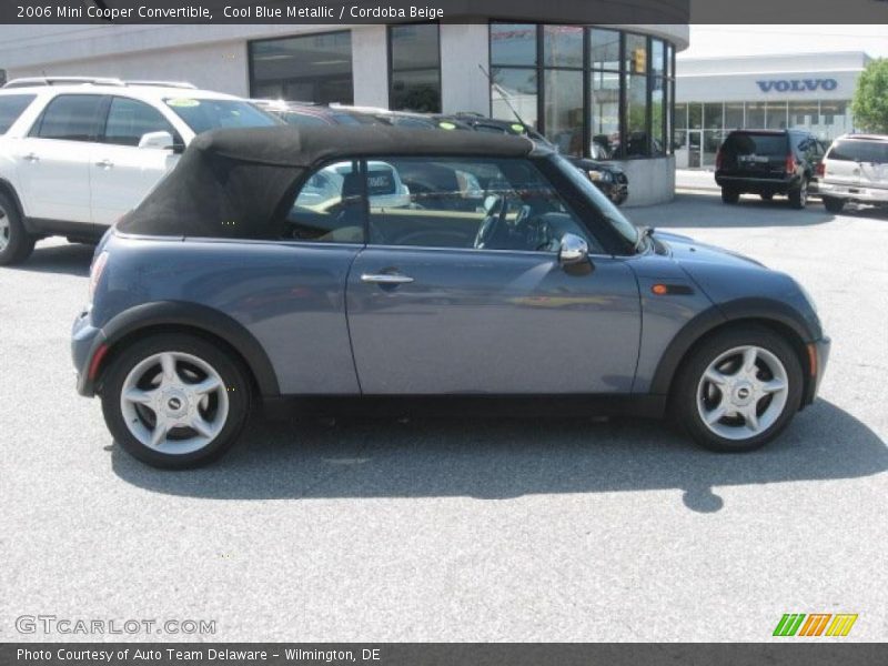 Cool Blue Metallic / Cordoba Beige 2006 Mini Cooper Convertible