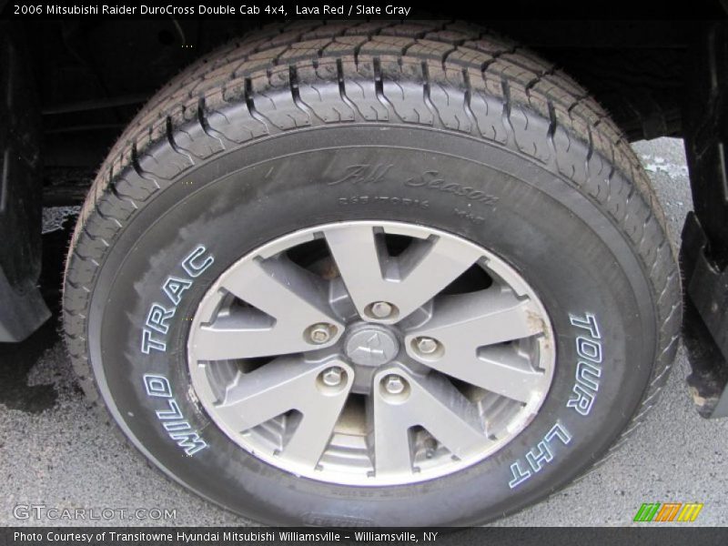 Lava Red / Slate Gray 2006 Mitsubishi Raider DuroCross Double Cab 4x4