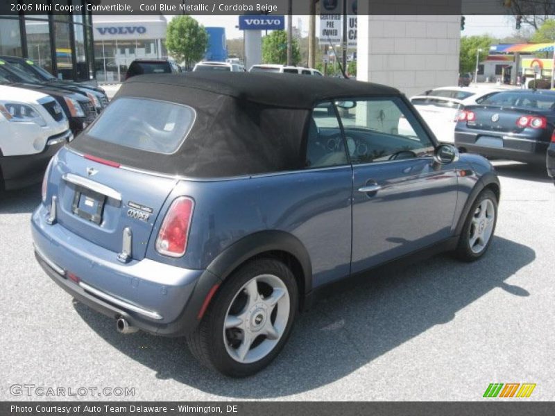 Cool Blue Metallic / Cordoba Beige 2006 Mini Cooper Convertible